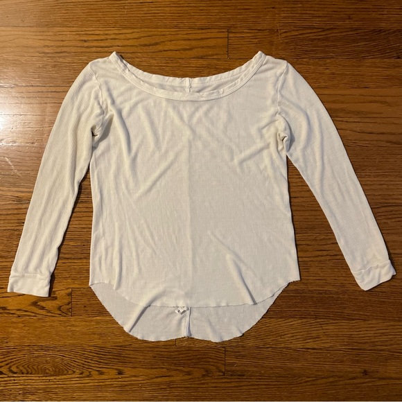Enza Costa Ribbed Long Sleeve Top - Picture 1 of 7
